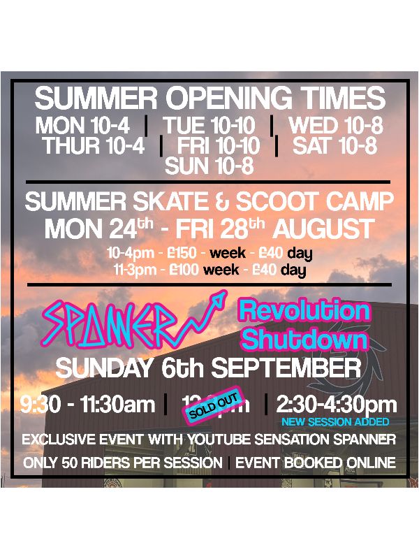 Image of Revolution Skatepark & Climbing Centre promotion
