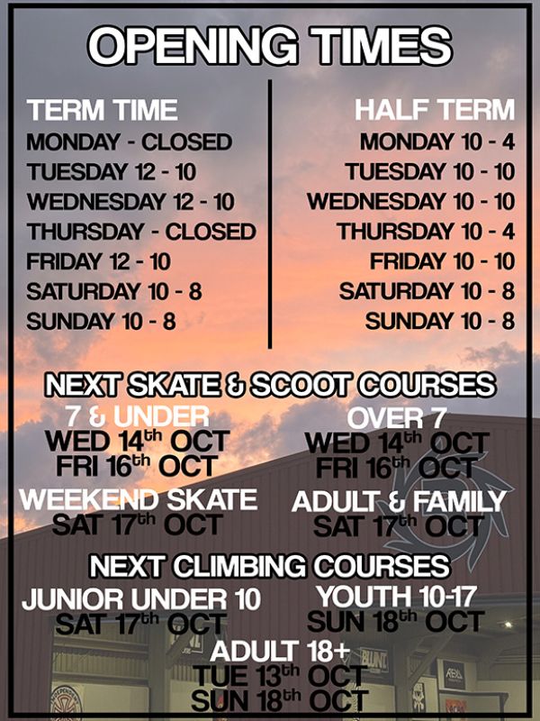 Image of Revolution Skatepark & Climbing Centre promotion